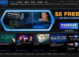 888 Poker website.